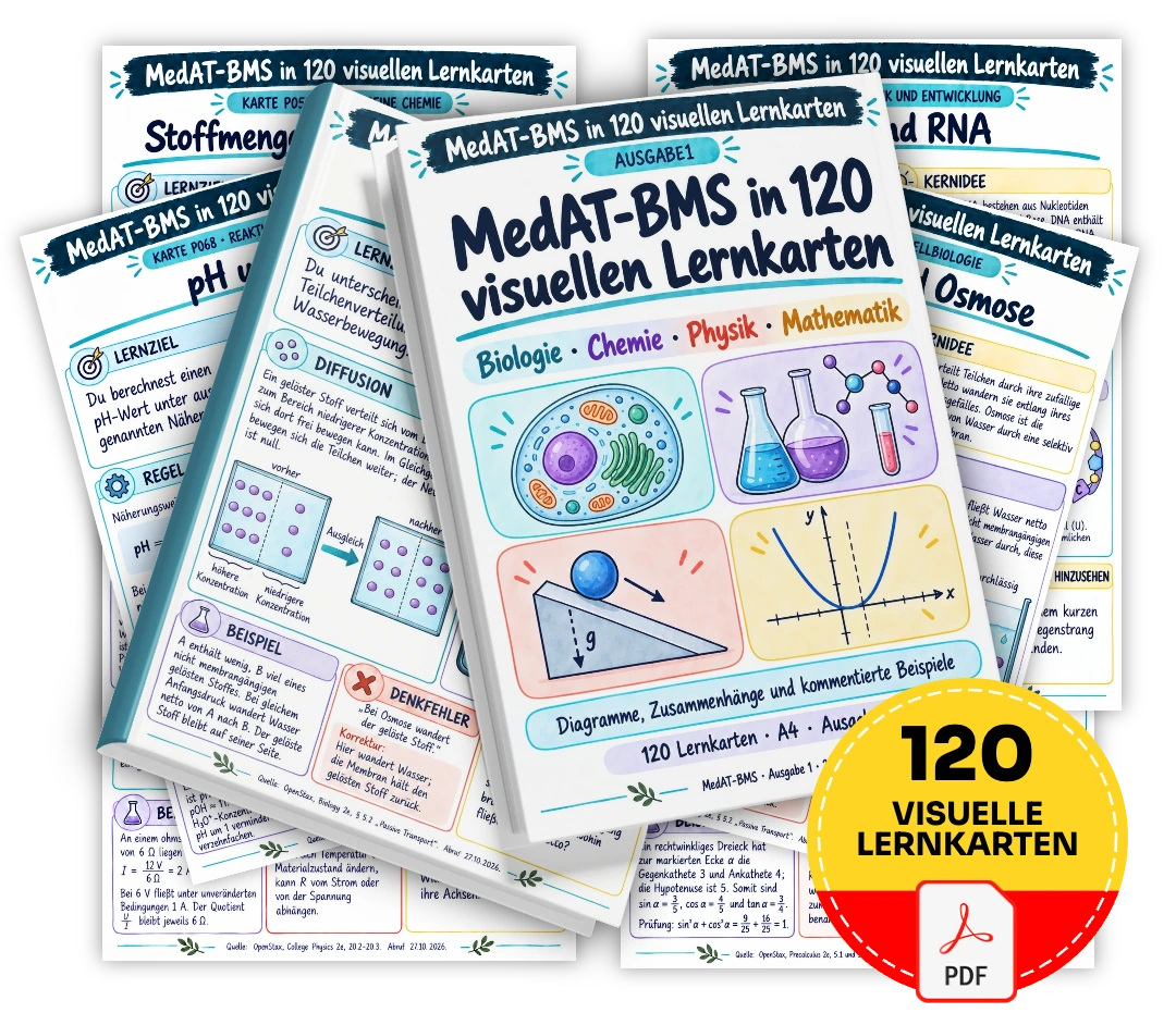 MedAT-BMS in 120 visuellen Lernkarten · Hauptprodukt