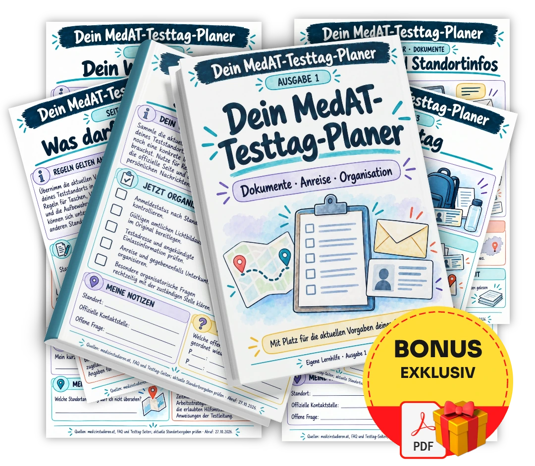 Dein MedAT-Testtag-Planer
